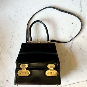 Vintage Fendi Train Case Top Handle Bag